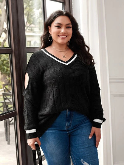 Plus Cozy Knit Sweater