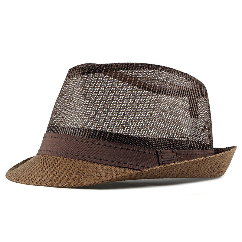 Summertime Breathable Mesh Straw Hat