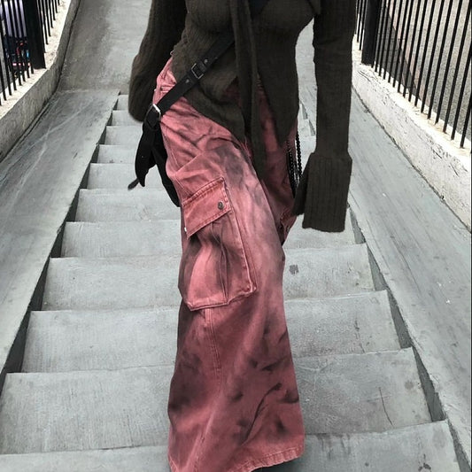 Color Splash Loose Fit Tie-Dye Pants