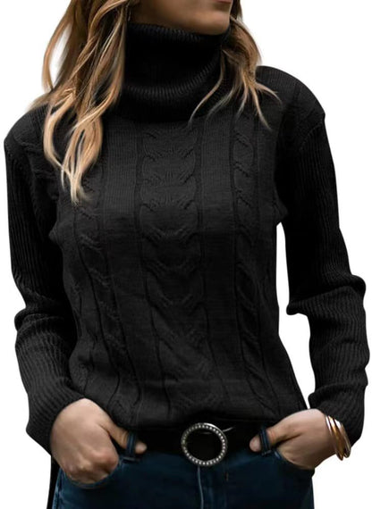 Classic Retro Turtleneck Knit