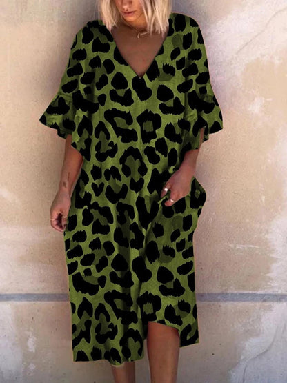 Relaxed Charm Curve Dress