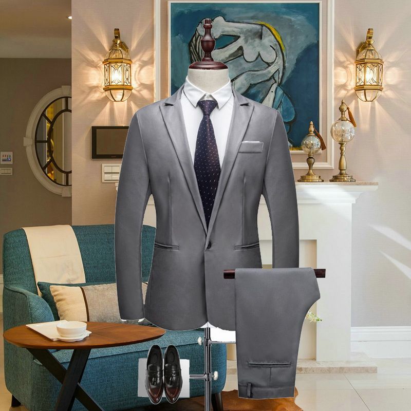 Modern Groomsman Slim Blazer