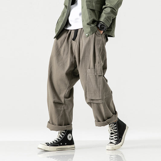 Urban Flow Wide Leg Cargo Trousers