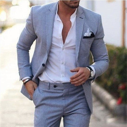 Elegant Curve Plus Two-Piece Suit