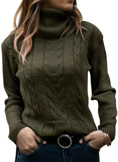 Classic Retro Turtleneck Knit