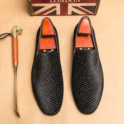 Urban Drift Men’s Moc Toe Leather Slip-Ons