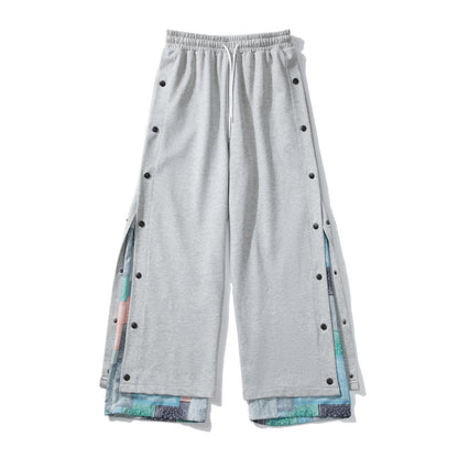 Men’s Double-Breasted Cropped Trousers