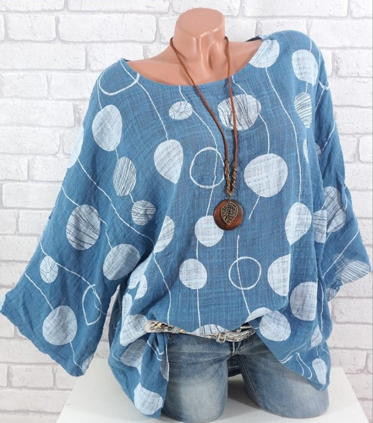 Bold Blossom Plus Size Shirt