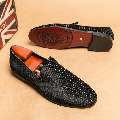 Urban Drift Men’s Moc Toe Leather Slip-Ons
