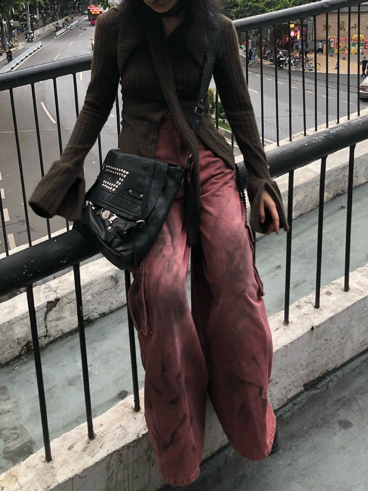 Color Splash Loose Fit Tie-Dye Pants