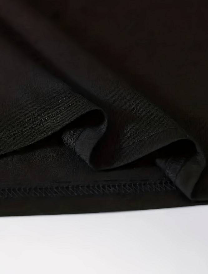 Close-up of black fabric with a white background