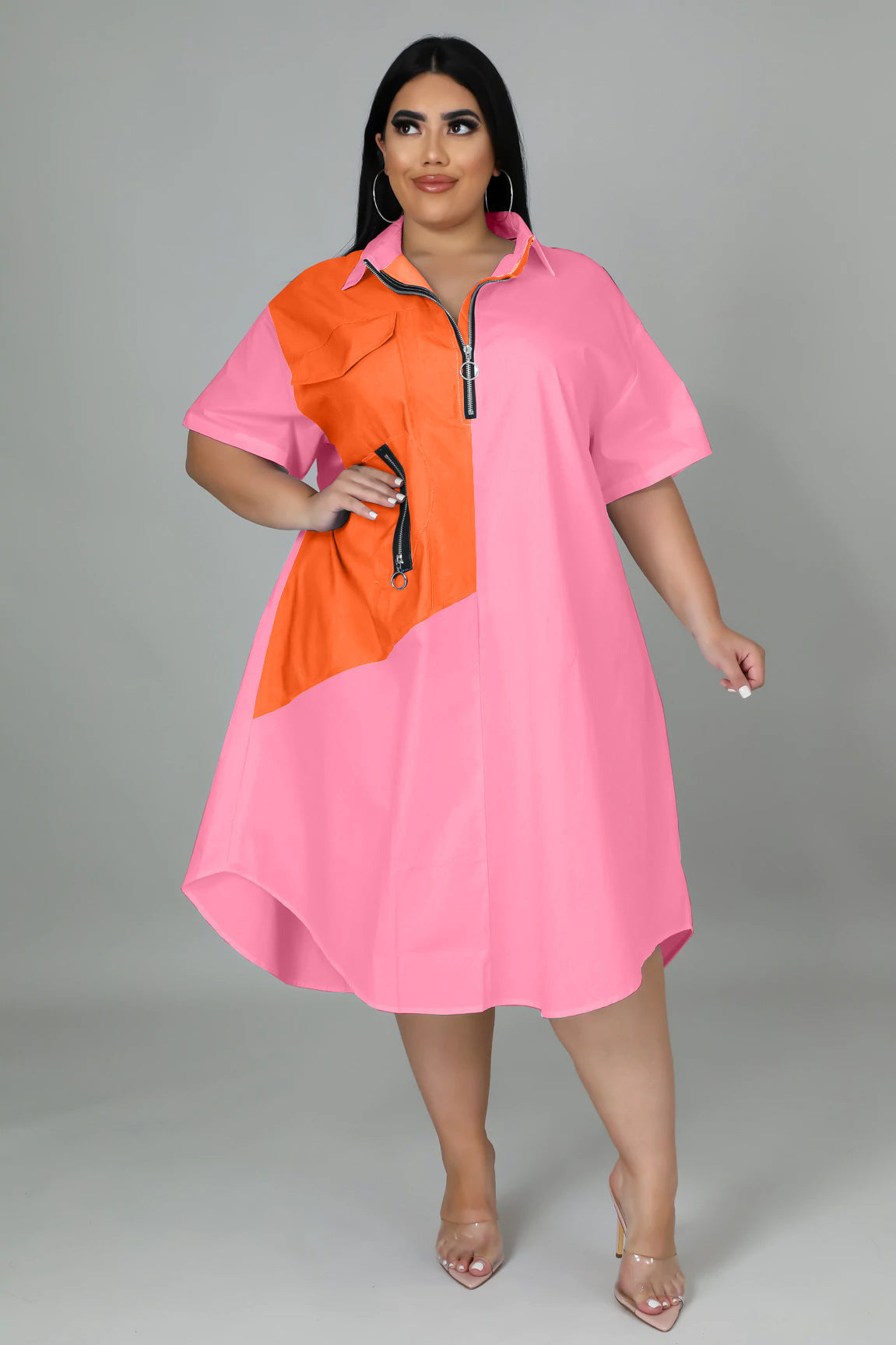 Relaxed Glamour Curve Dress