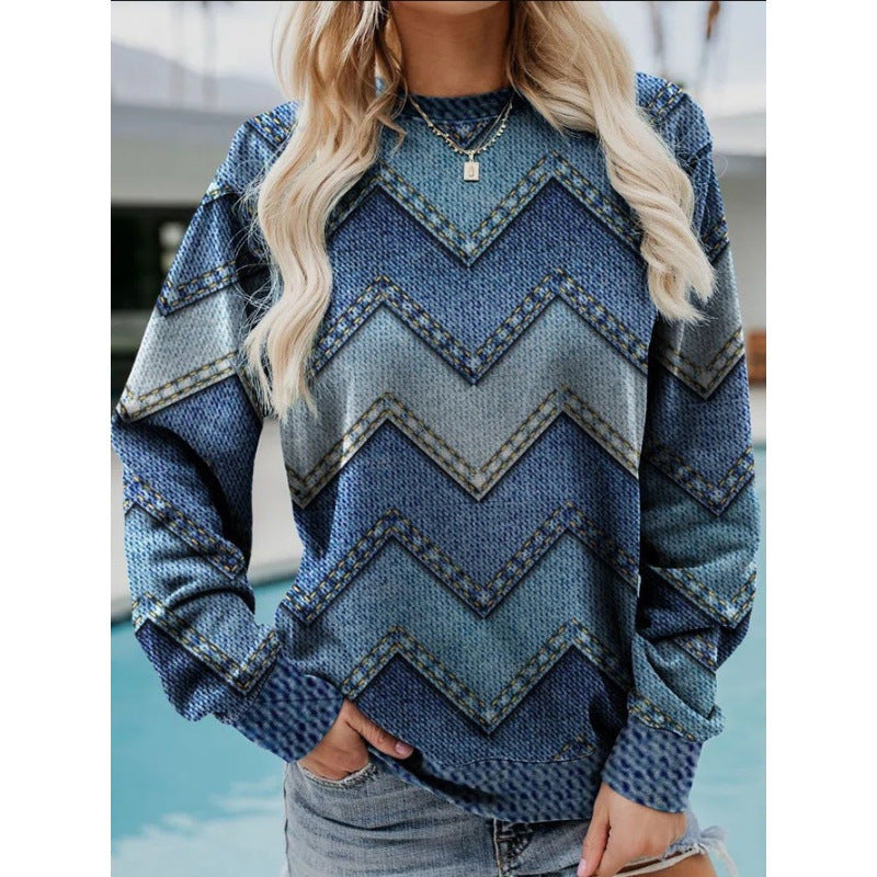 Winter Christmas Hooded Sweater Printed Men And Women Loose Casual