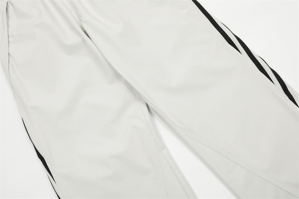 Tri Stripe Patchwork Casual Pants for Men