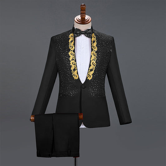 Majestic Men’s High-Collar Ensemble