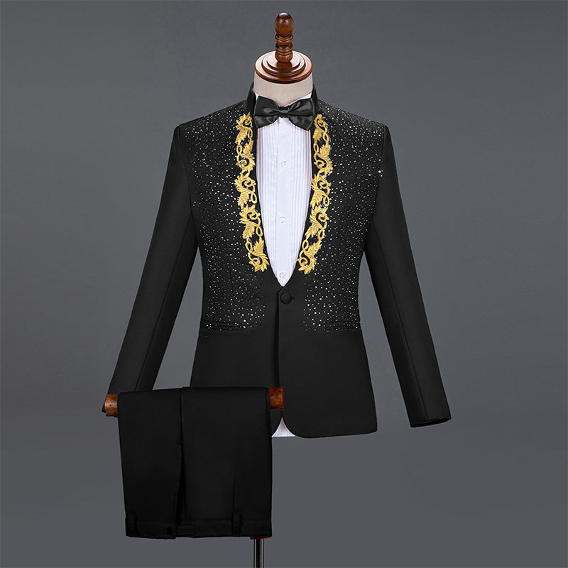 Majestic Men’s High-Collar Ensemble