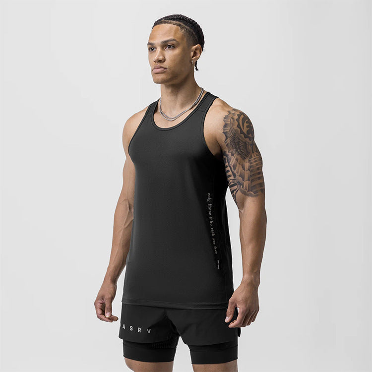 Stride Fit Men’s Athletic Tank – Breathable Solid Sportswear