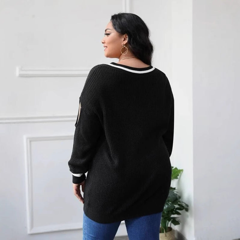 Plus Cozy Knit Sweater