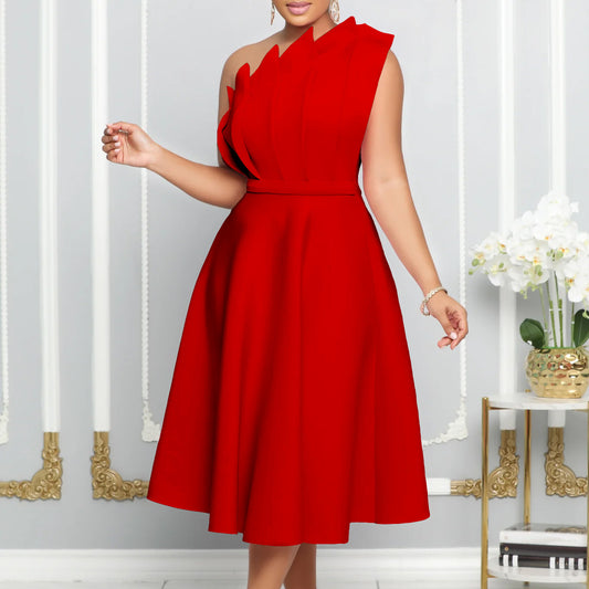 Ruffle Charm Plus Dress