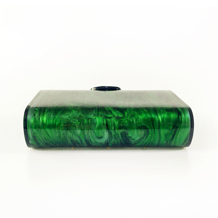 Built-in Lens Acrylic Dinner Wrapped With Pearl