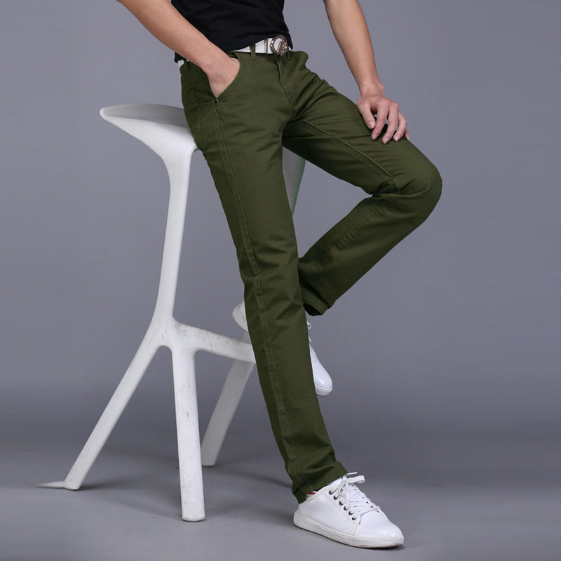 Urban Fit Slim Straight Trousers