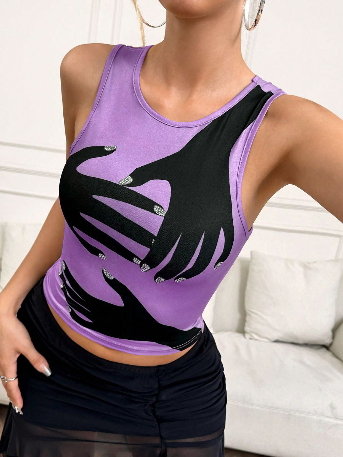 Urban Vibe Y2K Printed Tank
