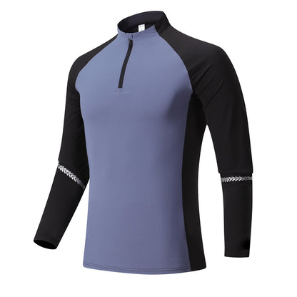 Core Fit Solid Color Training Pullover – Men's Half-Zip Activewear