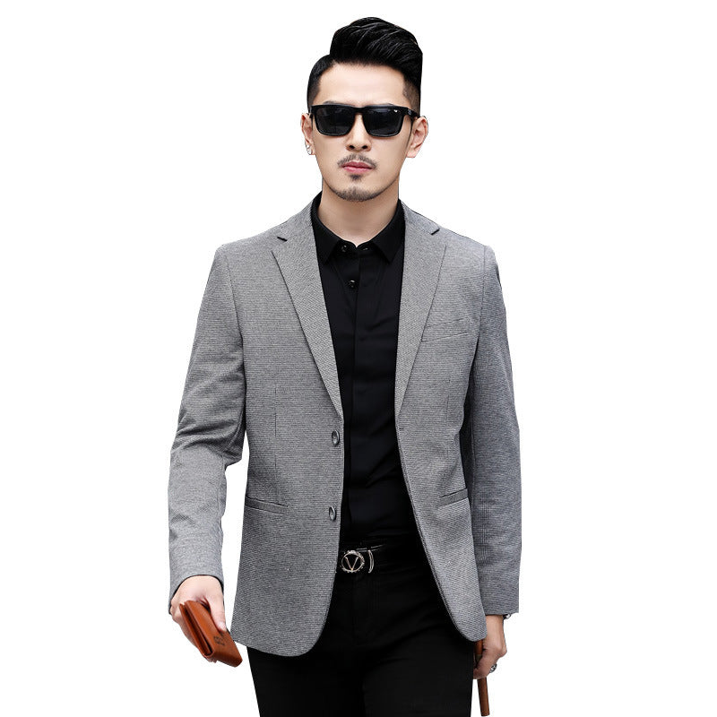 Korean Style Slim Fit Men’s Casual Coat