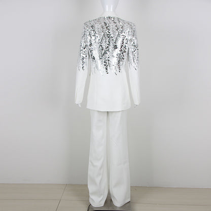 Glamour Sparkle Two-Piece Sequin Set
