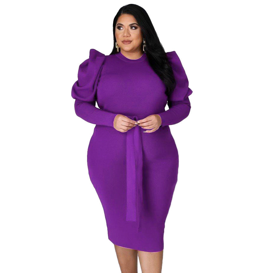 Sleek Silhouette Plus Dress