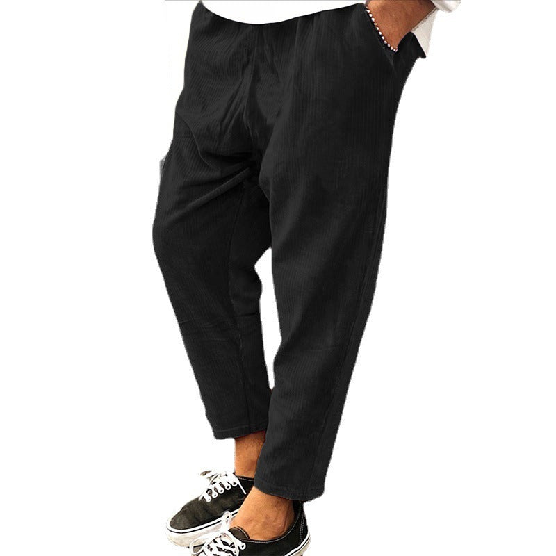 Men's Cozy Corduroy Joggers for Winter