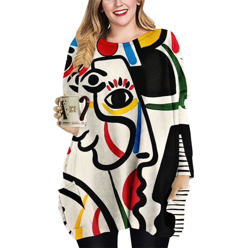 Artistry Flow Plus Size Dress
