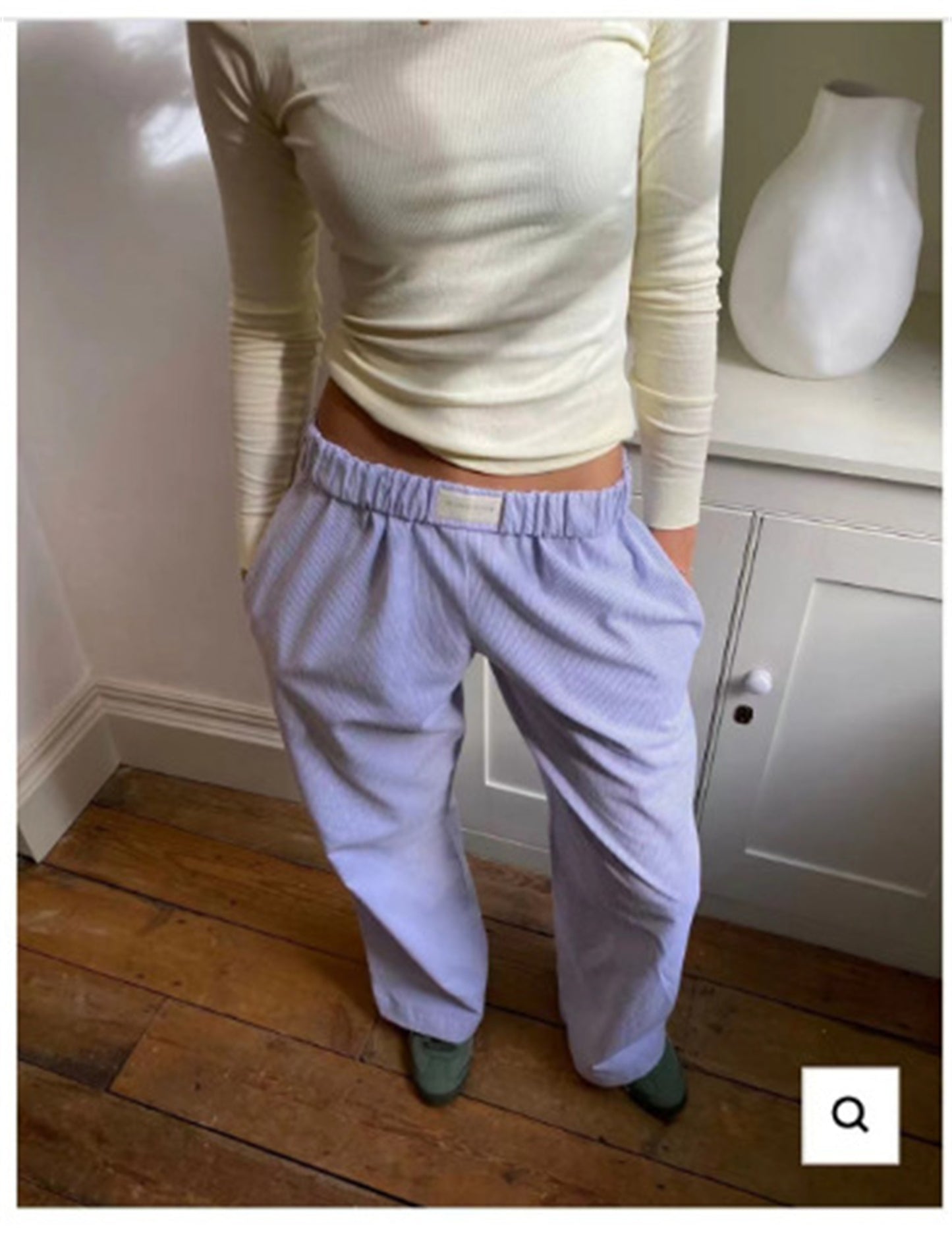 Relaxed High Waist Lounge Trousers