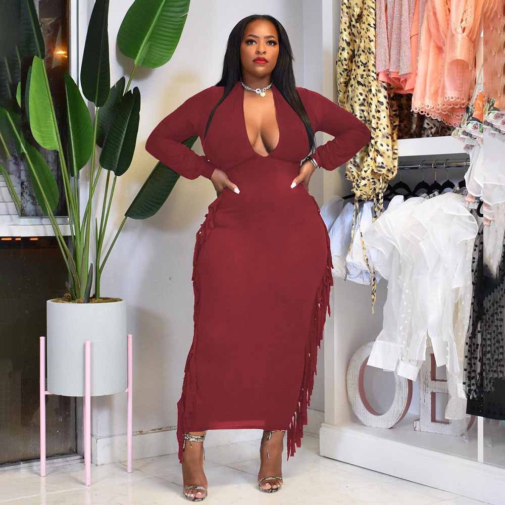 Flaunt & Fringe Plus Dress