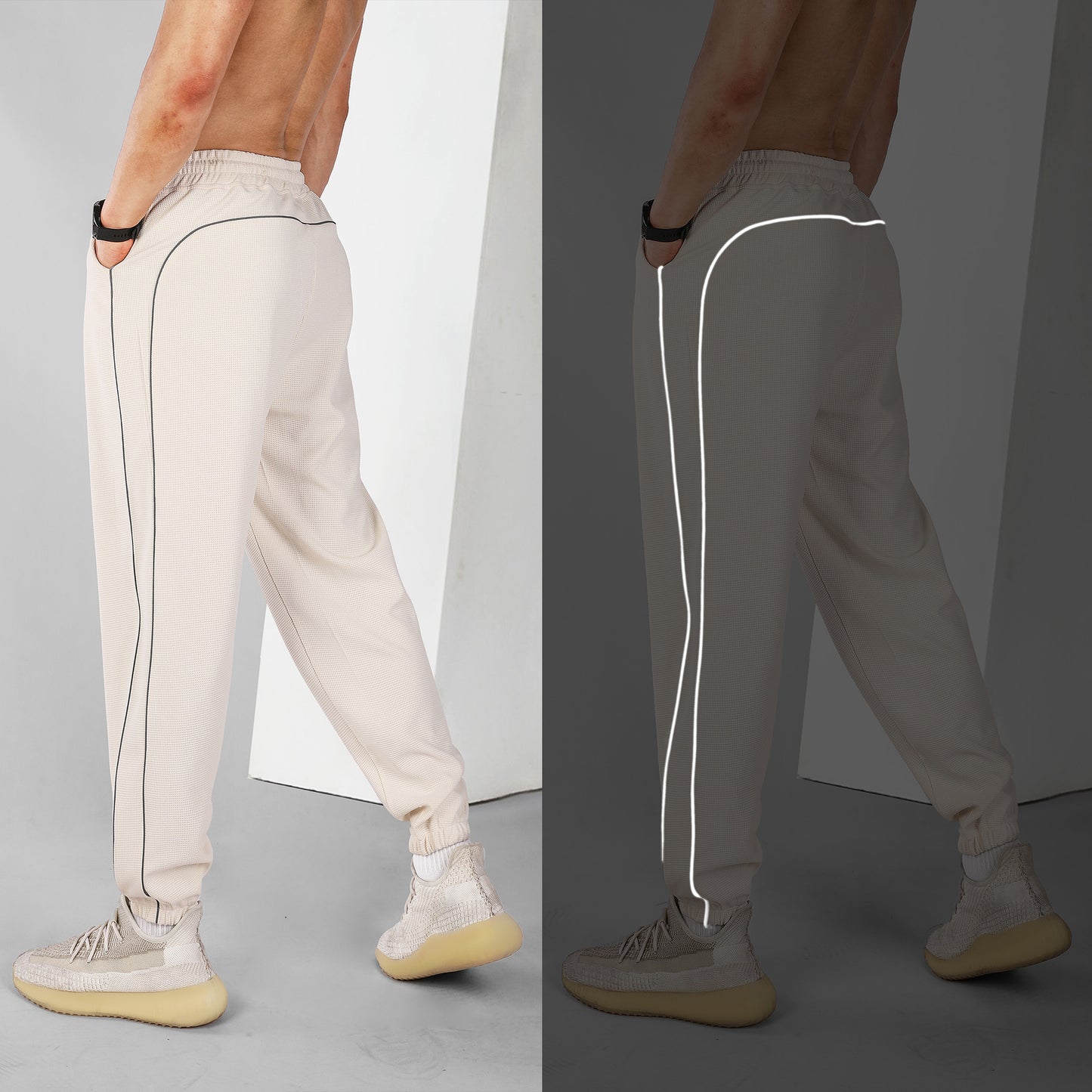 Sprint Lite Men’s Reflective Slim Casual Exercise Pants