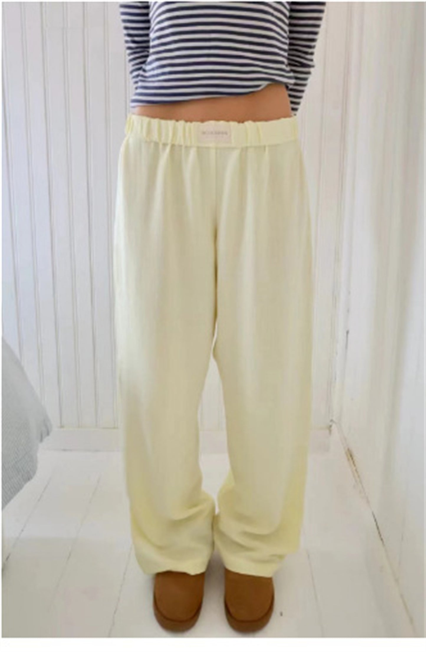 Relaxed High Waist Lounge Trousers