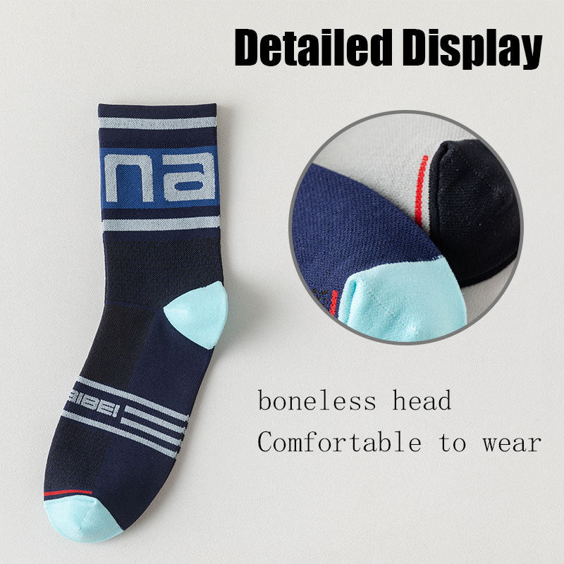 Active Fit Breathable Sports Socks for Men (6 Pairs)