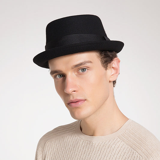 Classic Wool Knit Hat for Men