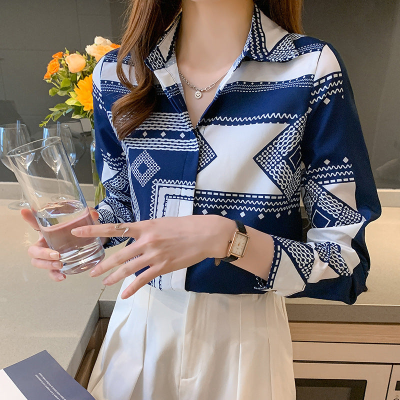 Floral Print Long Sleeve Shirt