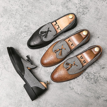 Oxford Vibe Men’s Leather Loafers – British Casual Style
