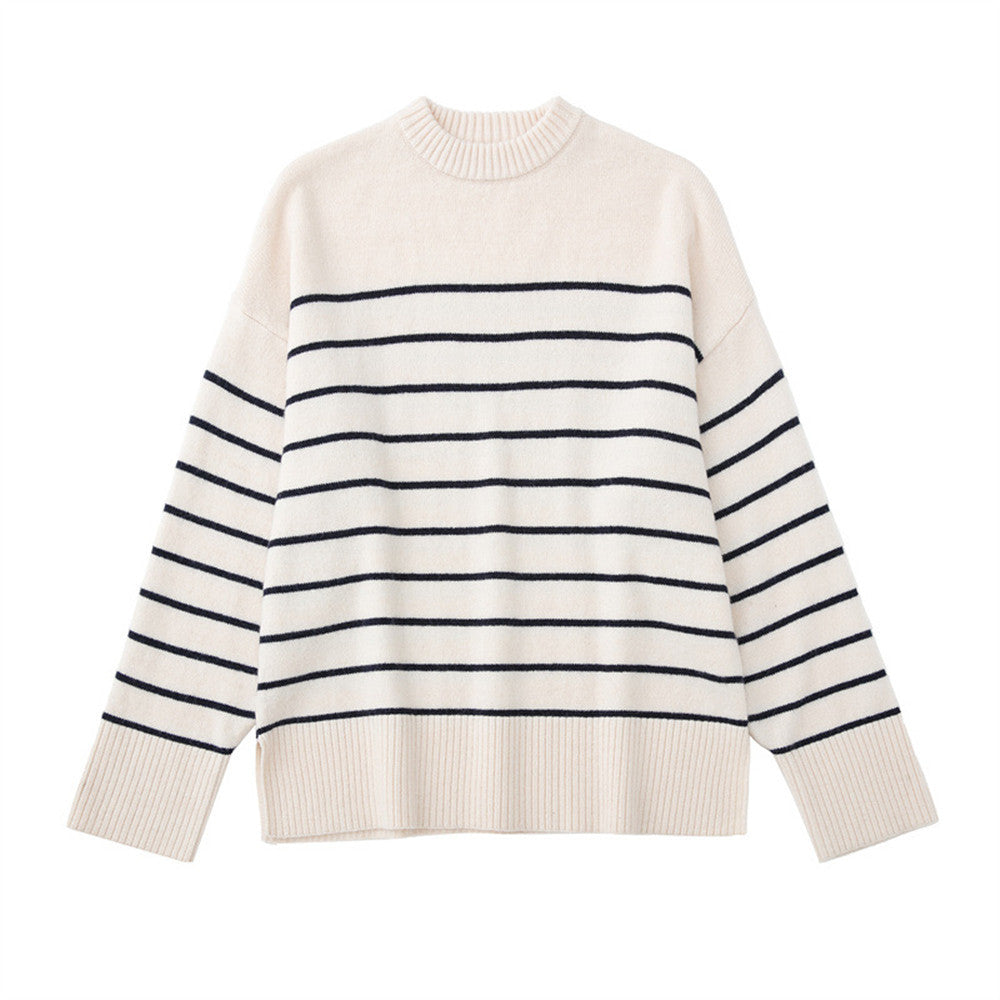 Urban Stripe Knit Pullover