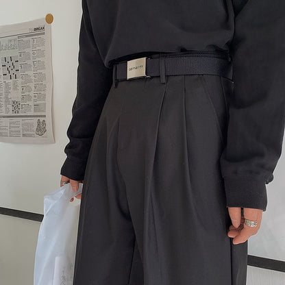 Veluxe Men's Wide-Cut Trousers