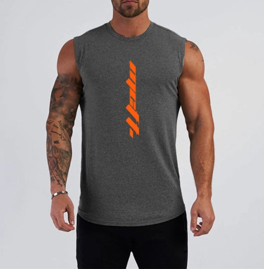 Men’s Cotton Gym Tank – Sleeveless Fitness Sportswear Vest