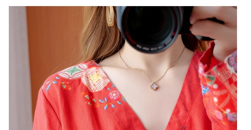 Silk Blossom Retro Shirt