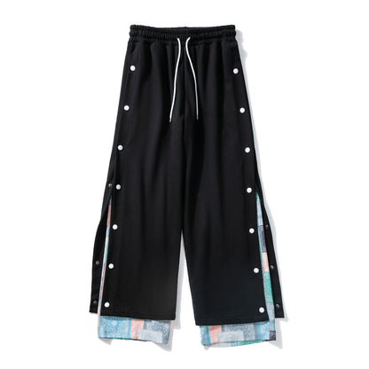 Men’s Double-Breasted Cropped Trousers