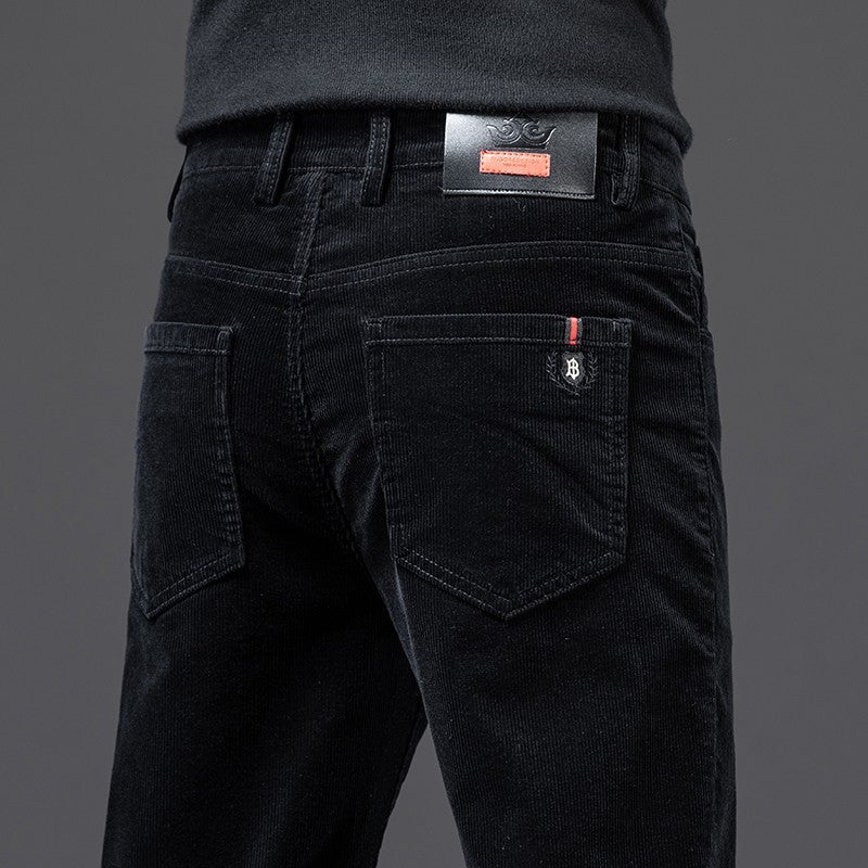Autumn Core Velvet-Lined Straight Trousers