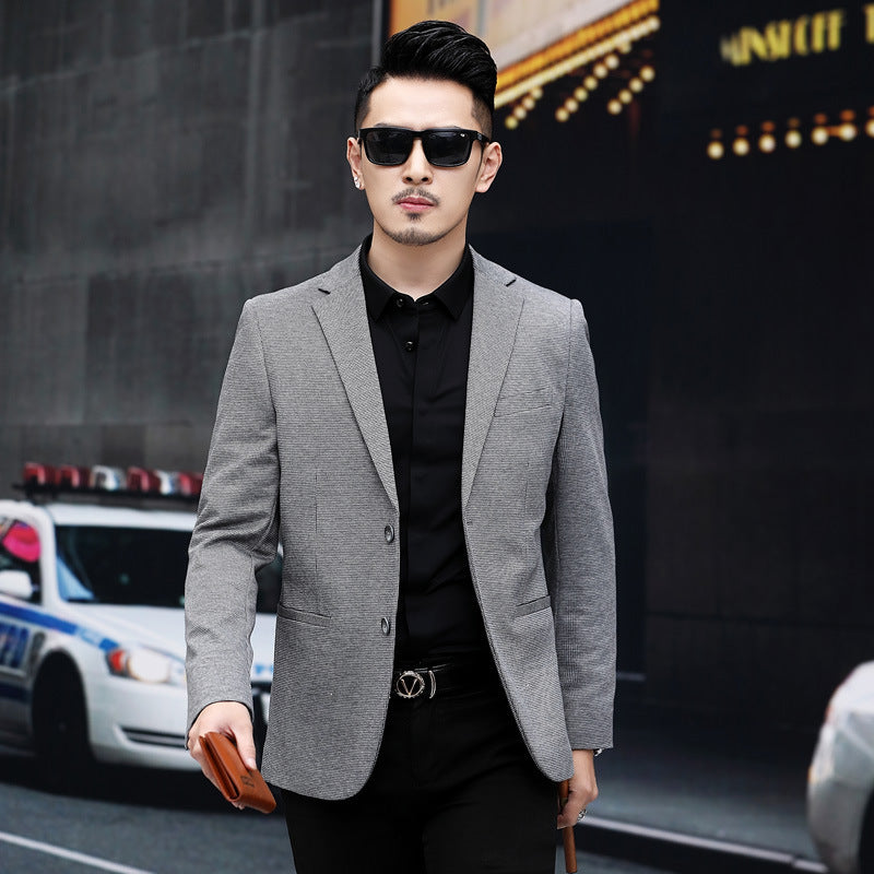 Korean Style Slim Fit Men’s Casual Coat