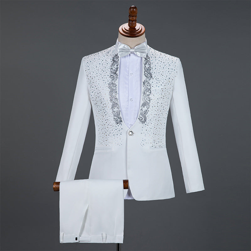 Majestic Men’s High-Collar Ensemble