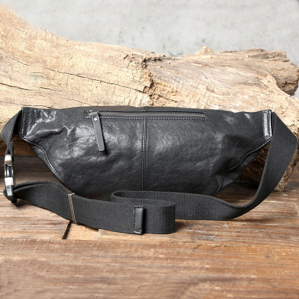 Rugged Voyager Leather Crossbody