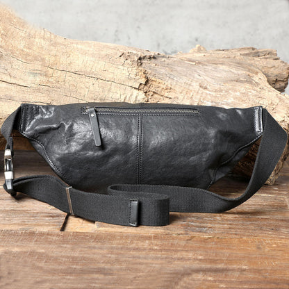 Rugged Voyager Leather Crossbody